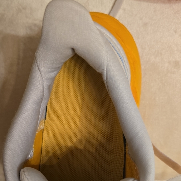 Hoka Cream and Yellow Sneakers 7.5 Women - Picture 9 of 14